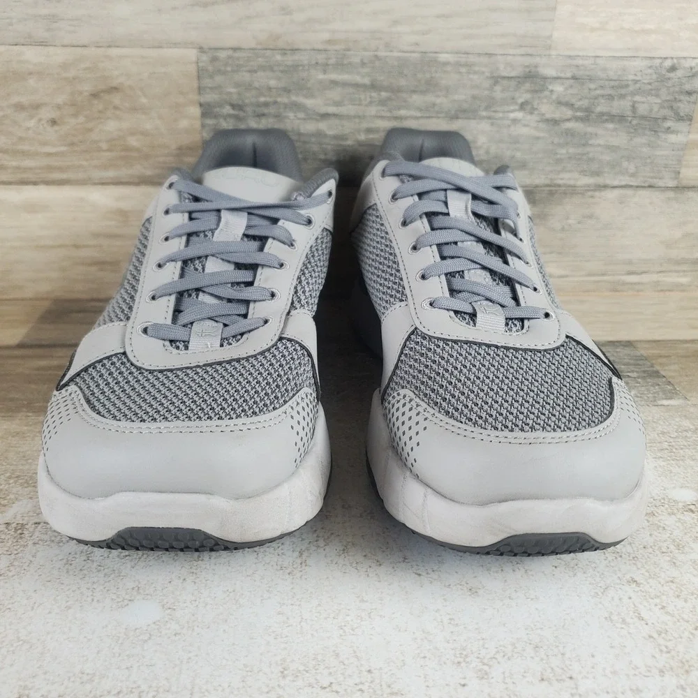 KURU Quantum 2.0 Mens Shoes Sz 11.5 W Running Storm Gray Mesh Lace Up Sneakers